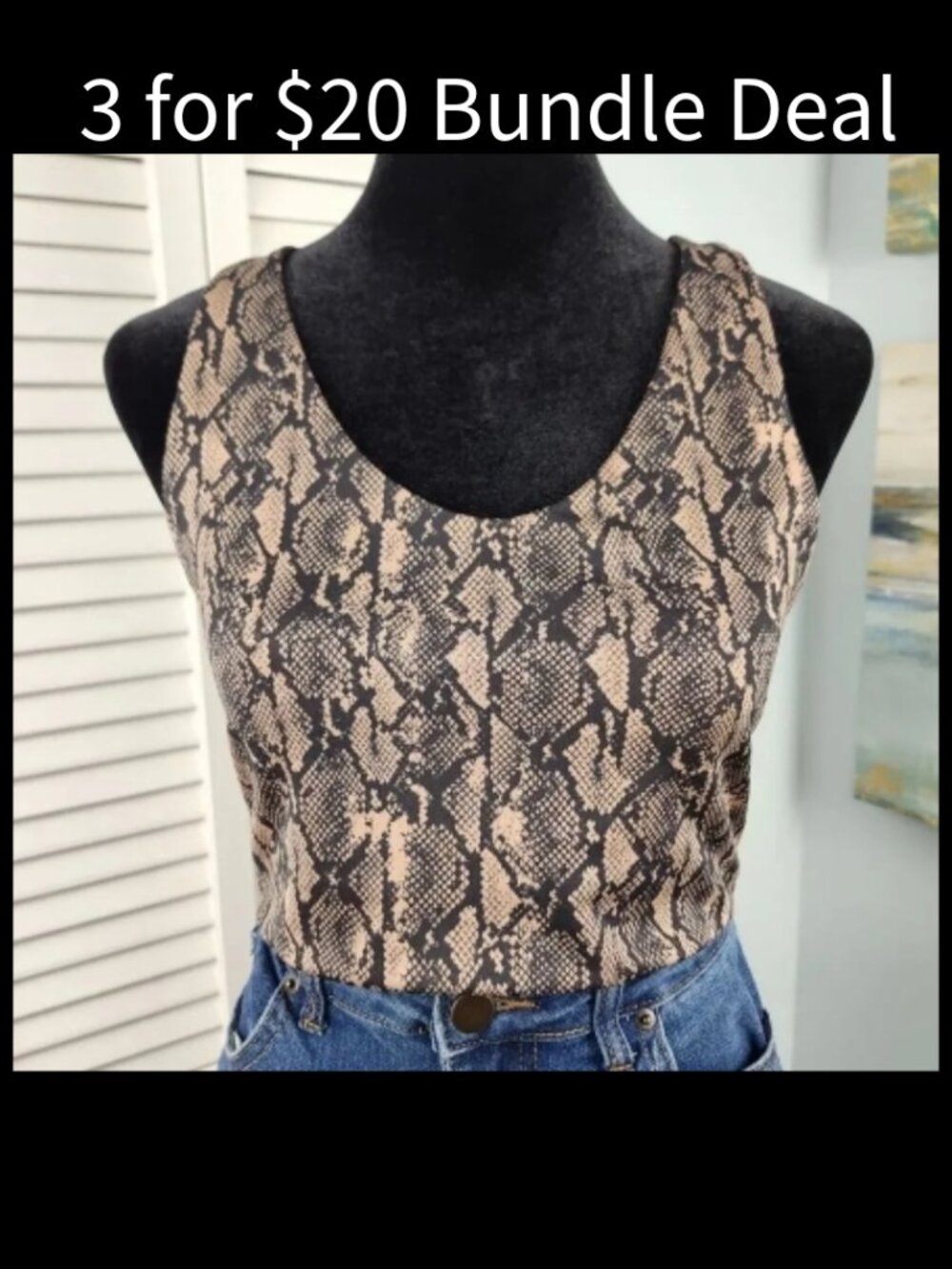 Z by Zella Animal Print Sports Bra Medium